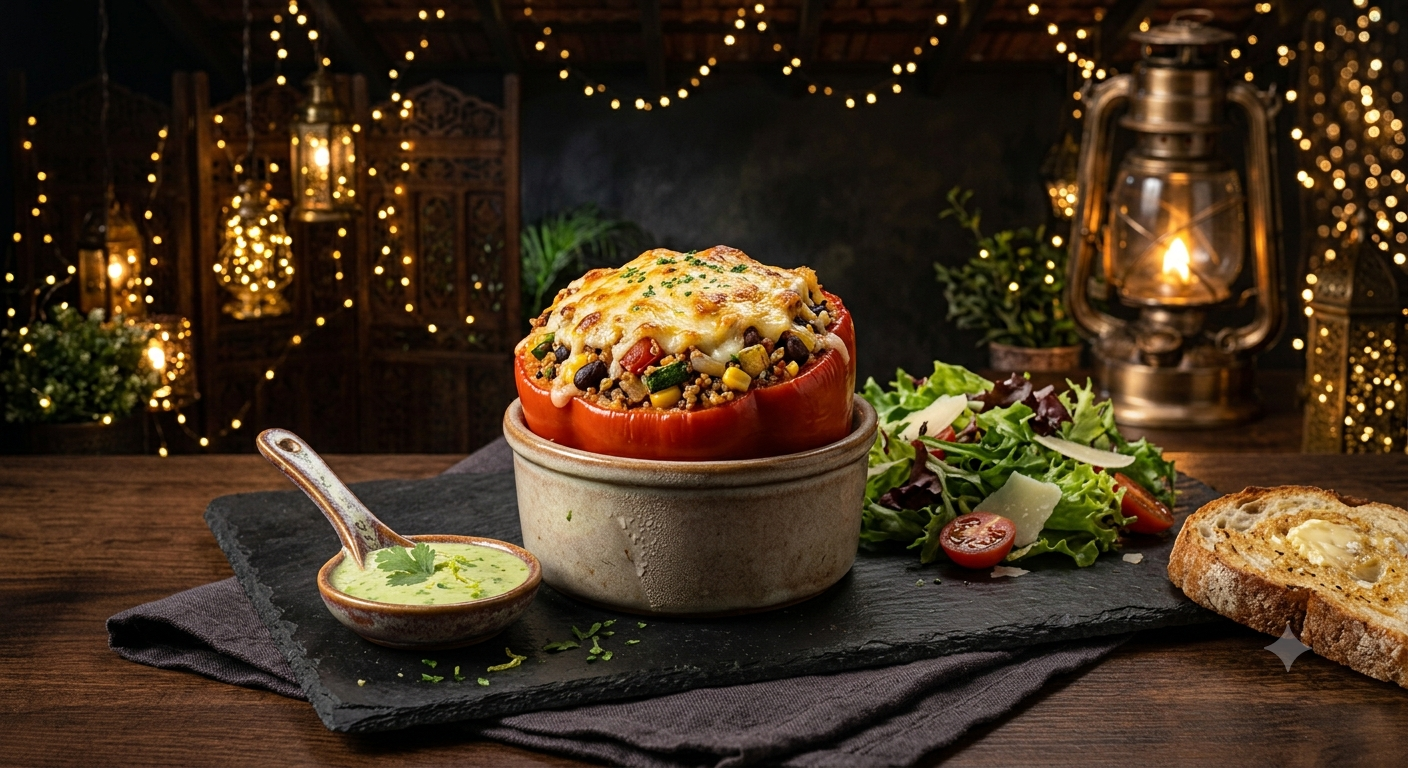 HERB & CHEESE STUFFED PEPPERS